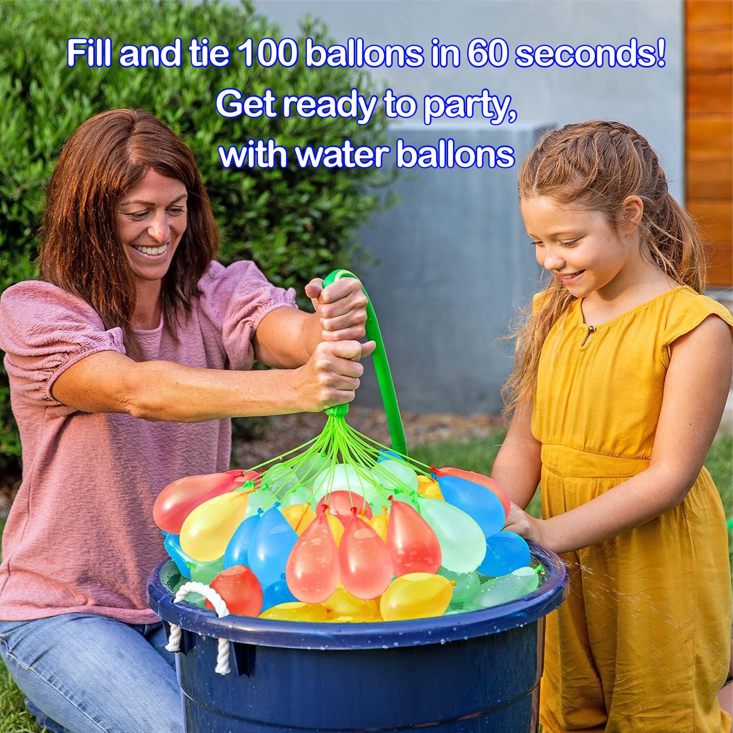 1110 Pack Bunch O Balloons Rapid-Filling Self-Sealing Water Balloons For Kids,Adults