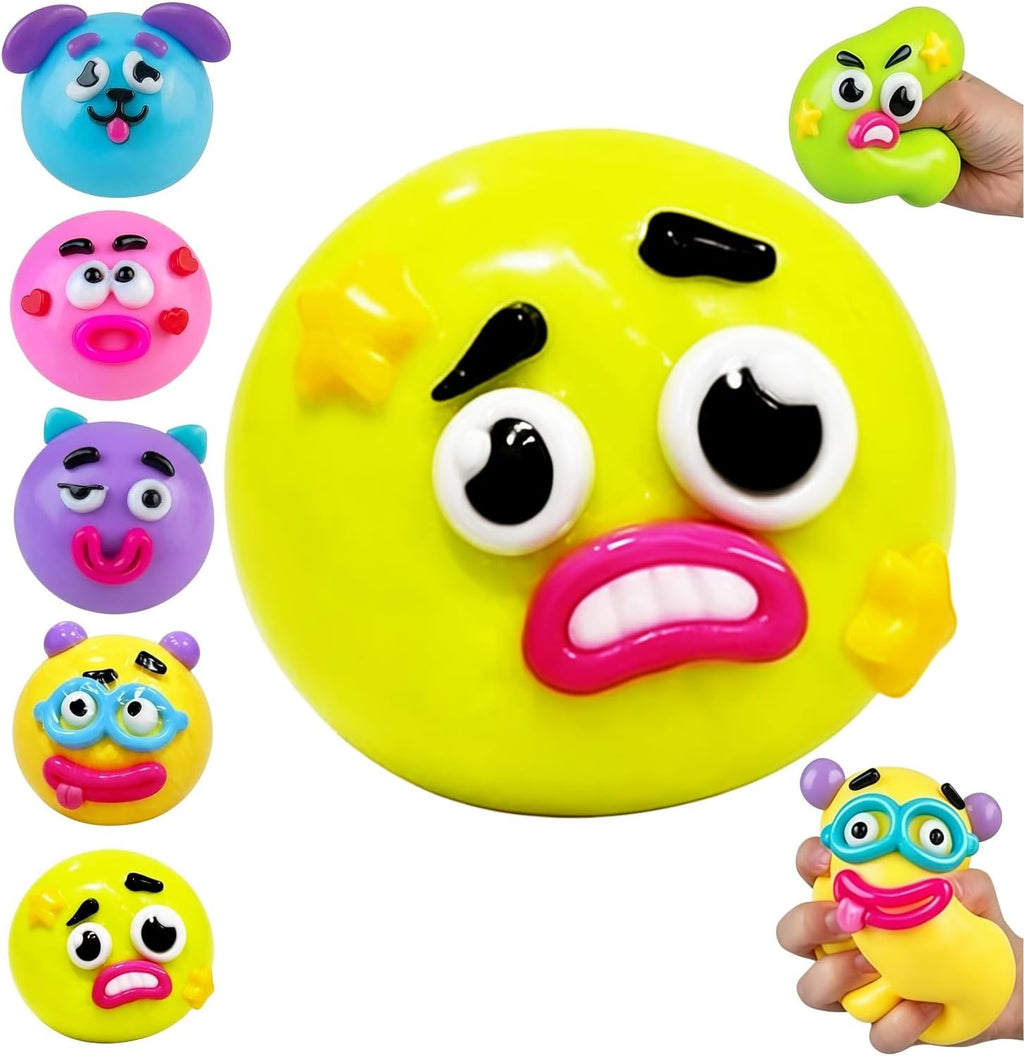 NEW Smushers Squishy with Interchangeable Faces, Funny Curiosities Smushers Dog Face Swap Squishy, Soft Interchangeable Dog Face Swap Stress Relief Sensory Squeeze Toy for Adults