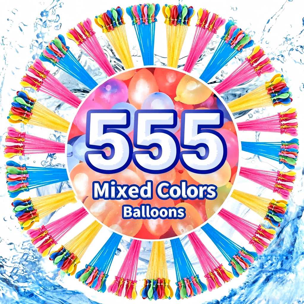 1110 Pack Bunch O Balloons Rapid-Filling Self-Sealing Water Balloons For Kids,Adults